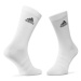 Adidas Súprava 3 párov vysokých ponožiek unisex Light Crew 3Pp DZ9393 Biela