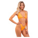 Women's Swimsuit Nebbia Classic Triangle Bikini Top 451 Orange Neon