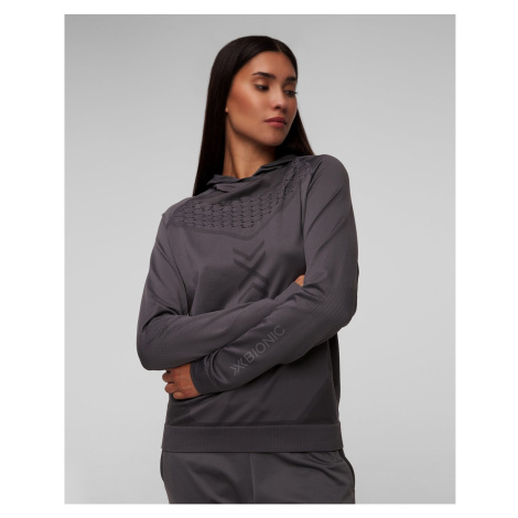 Sivá Unisex Mikina S Kapucňou X-bionic X-ential Hoody Ls