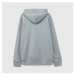 Mikina GAP French Terry Pullover Mini Logo Hoodie Storm Cloud 623