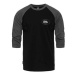 HORSEFEATHERS Tričko Bronco Raglan - black/gray BLACK