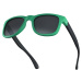 Slnečné okuliare na turistiku pre deti (4-8 rokov) MH K140 kategória 3 sivo-zelené