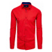 Red men's shirt Dstreet DX2143