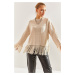 Bianco Lucci Women's Tassel Knitwear Sweater
