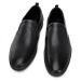 Pánske topánky z perforovanej kože s gumičkami 96-M-515-1