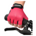 Dětské cyklistické rukavice Meteor Pink Jr 26196-26197-26198 S