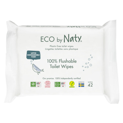 ECO BY NATY Obrúsky vlhčené toaletné Eco