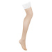 Pančuchy Obsessive Heavenlly stockings Farba: Biela