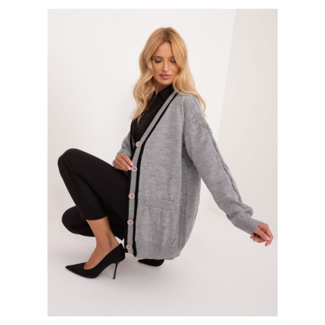 Cardigan-BA-SW-12055.14X-Grey