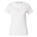 Calvin Klein Jeans Tričko  ružová / biela