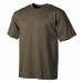 Bavlnené tričko US army MFH® s krátkym rukávom – Olive Green