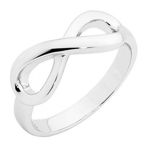 JVD Strieborný minimalistický prsteň Nekonečno SVLR0296XH200 mm