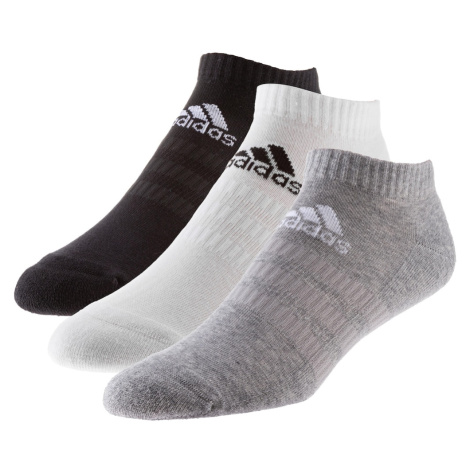 ADIDAS PERFORMANCE Športové ponožky 'Cush'  sivá / čierna / biela
