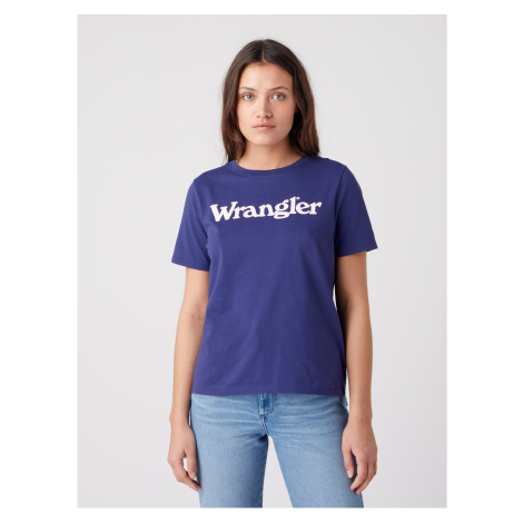 Tmavomodré dámske tričko Wrangler