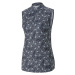 Puma Womens Cloudspun Island Flower Sleeveless Navy Blazer Polo košeľa