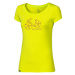 PROGRESS LIBERTA FLOWBIKE Dámske bambusové tričko, žltá, veľkosť