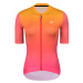 HOLOKOLO Cyklistický dres s krátkym rukávom - INFINITY LADY - oranžová/ružová