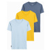 Ombre BASIC 3-pack cotton t-shirt set