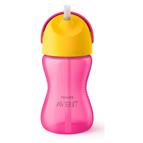 Philips Avent Hrnček so slamkou od 12. mesiacov - dievča 300 ml