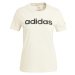 adidas LIN T Dámske tričko, béžová, veľkosť
