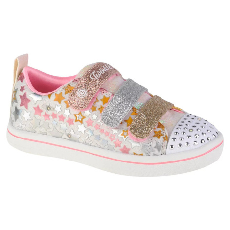 Trblietavé svietiace tenisky Skechers Sparkle Rayz-Star Blast 314839L-WMLT