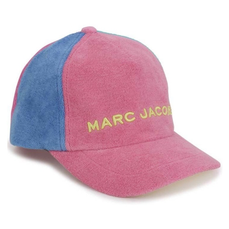 Detská bavlnená čiapka Marc Jacobs ružová farba, jednofarebná