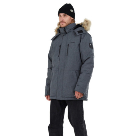 Pánska bunda FUNDANGO Spirit Parka Jacket-745-grey heather