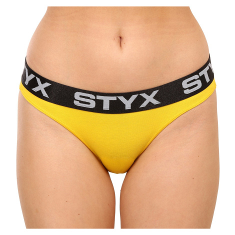 Women's panties Styx sports rubber yellow