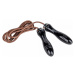 Fitforce JUMPROPE LEATHER Kožené švihadlo, hnedá, veľkosť