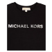 Detské tričko s dlhým rukávom Michael Kors čierna farba,