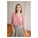 By Your Side Woman's Blouse Aloe Antic Rose