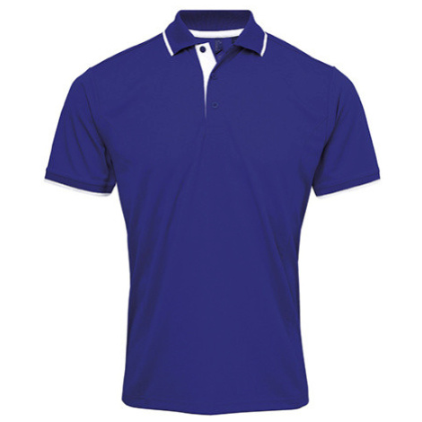 Premier Workwear Pánske funkčné polo tričko PR618 Royal -ca. Pantone 286