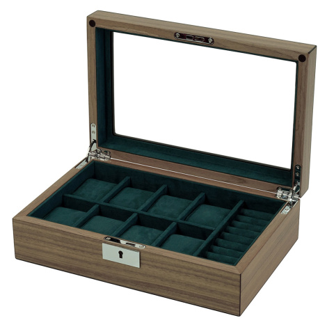 Rothenschild RS-2442-W box na hodinky a šperky walnut + CL