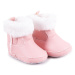 Yoclub Dievčenské topánky na suchý zips OBO-0185G-0500 Pink 6-12 měsíců