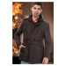 M8633 DEWBERRY MEN'S COAT-PLAIN COFFEE