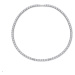 OLIVIE Strieborný tenisový 50cm/5mm náhrdelník 7293