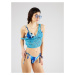 TOPSHOP Bikinové nohavičky  modrá / námornícka modrá / svetlomodrá / biela