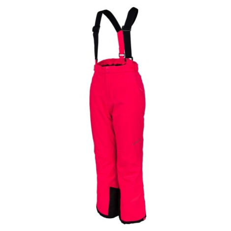 ALPINE PRO VANNO Dievčenské lyžiarske nohavice, ružová, veľkosť
