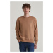 MIKINA GANT REG SHIELD C-NECK SWEAT WARM KHAKI