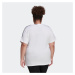 ADIDAS SPORTSWEAR Funkčné tričko 'Essentials  3-Stripes '  čierna / biela