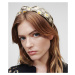 Čelenka Karl Lagerfeld K/Monogram Flower Headband Šedá