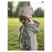 Dojčenská bavlnená čiapka s mašličkou New Baby NUNU biela, veľ:74 , 20C46504