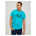 Men's Turquoise T-Shirt Diesel Diegos - Men's