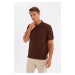 DEFACTO Standard Fit Short Sleeve Knitwear Polo T-Shirt