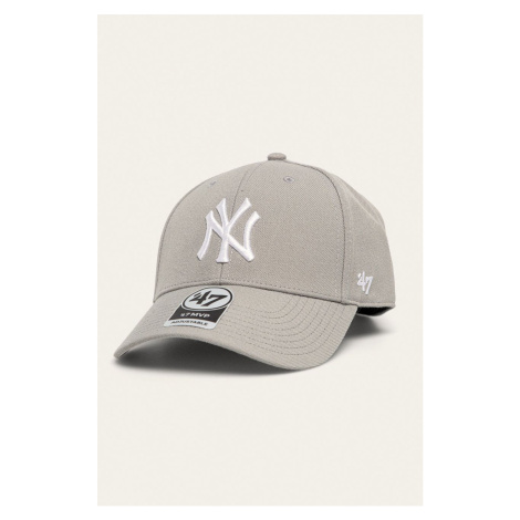 47 brand - Čiapka MLB New York Yankees B-MVP17WBV-GYC