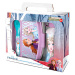 Darčekový set Disney Frozen desiatový box s príborom a fľaša 400 ml