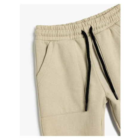 Koton Jogger Sweatpants with Pockets and Tie Waist