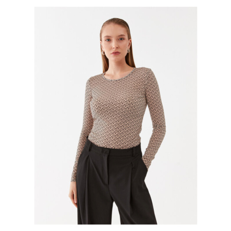 Pinko Blúzka Berlino 100639 A13G Béžová Slim Fit