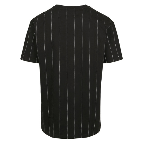 Oversized Pinstripe Tee Black Urban Classics