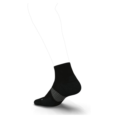 Bežecké ponožky Run900 Mid hrubé čierne